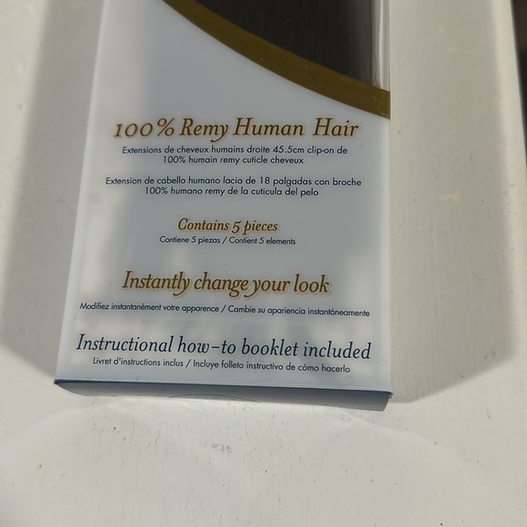 New 18” seamless clip in extensions, dark brown
Never used - Picture 2 of 6